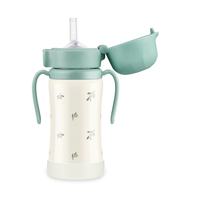 Grosmimi Olive Pistachio Stainless Straw Cup(200mL/300mL)