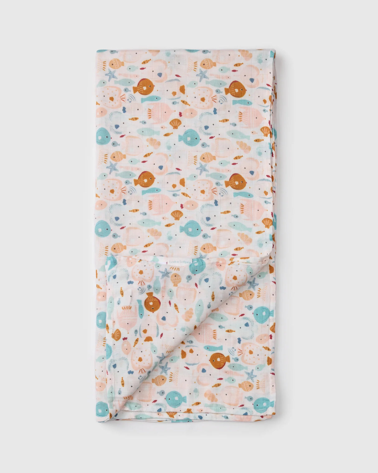 Loulou Lollipop Muslin Swaddle Sun Kissed Shoal