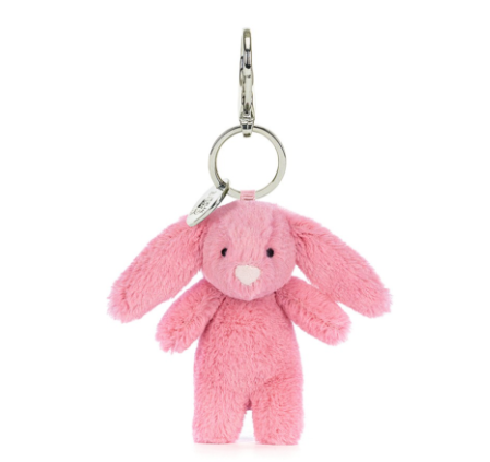 Jellycat Bashful Bunny Pink Bag Charm