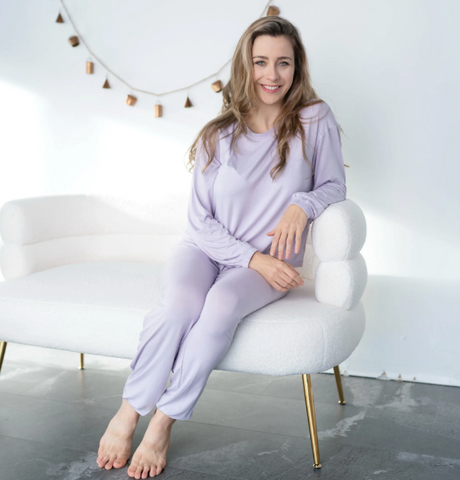 Women's Bamboo L/S Loungewear Set (Fairy)