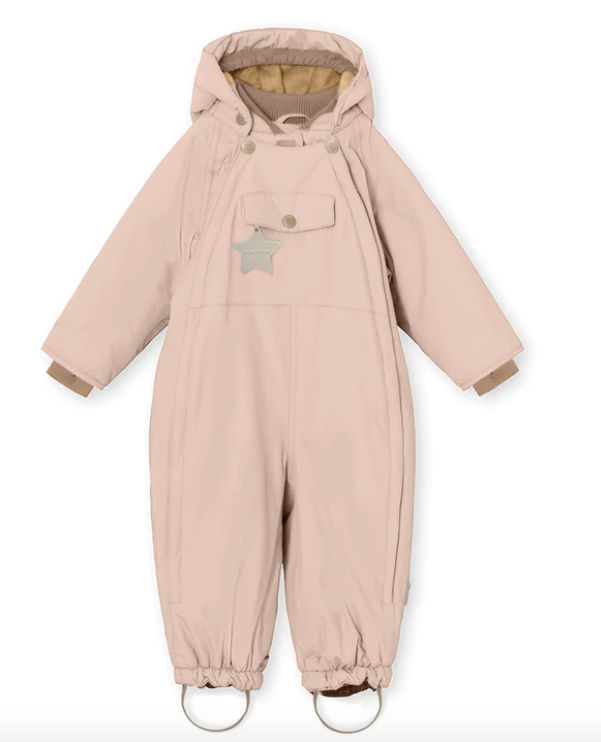 Mini A Ture Wisti Fleece Lined Snowsuit - Rose Dust