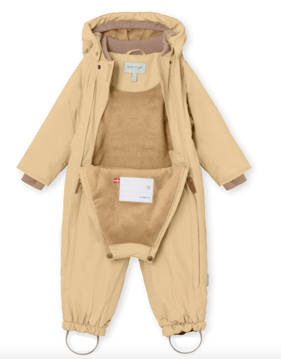 Mini A Ture Wisti Fleece Lined Snowsuit - Semolina Send