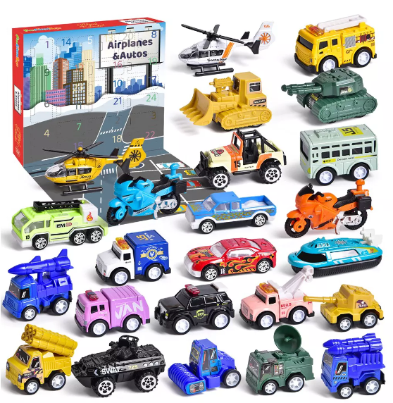 24 Days Christmas Advent Calendar - Vehicles