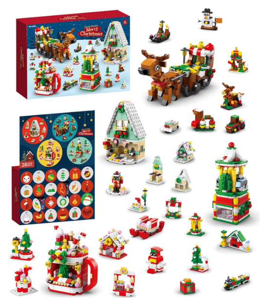 24 Days Christmas Advent Calendar - Building Blocks
