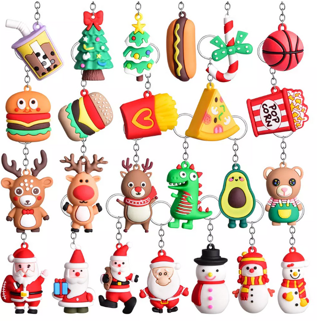 24 Days Christmas Advent Calendar - Keychains