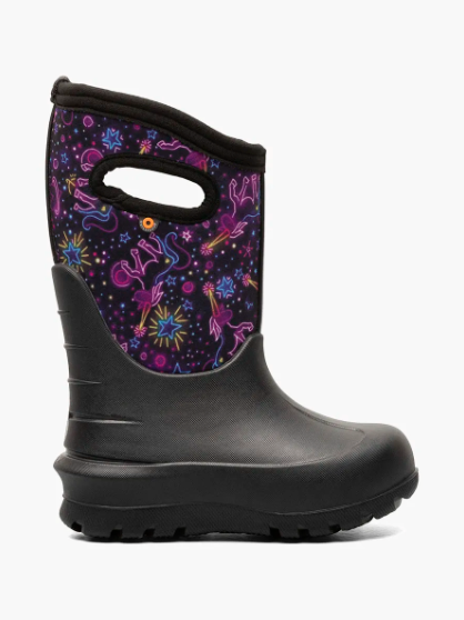 BOGS Insulated Rainboots - NEO-CLASSIC NEON UNICORN