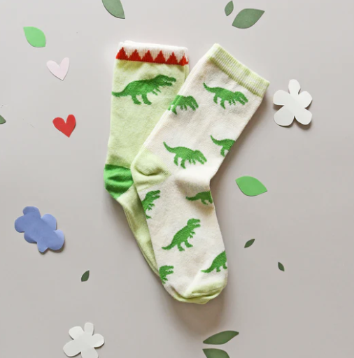 Rockahula T-Rex 2 Pack Socks 6-8years