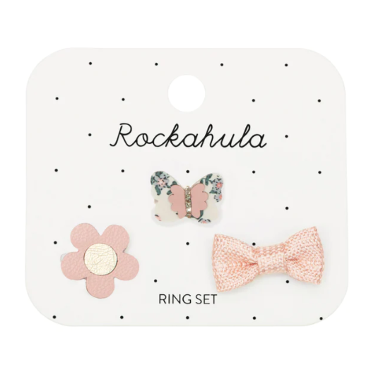 Flora Butterfly Ring Set Flora Butterfly Ring Set