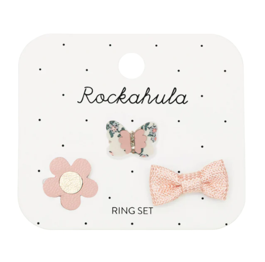 Rockahula Flora Butterfly Ring Set