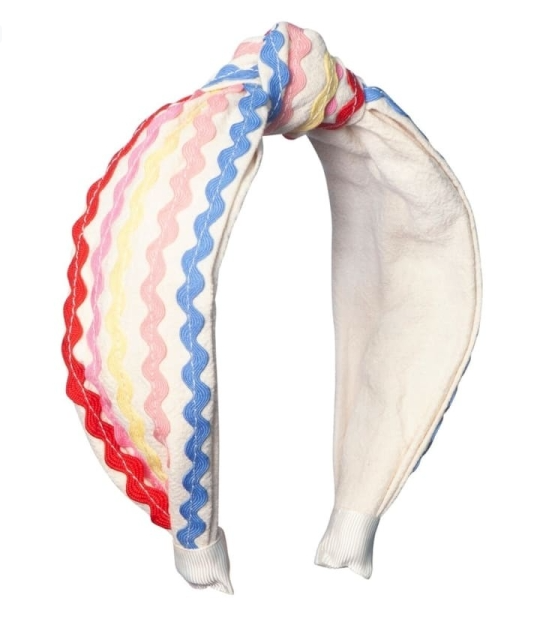 Rockahula Ric Rac Rainbow Knotted Headband