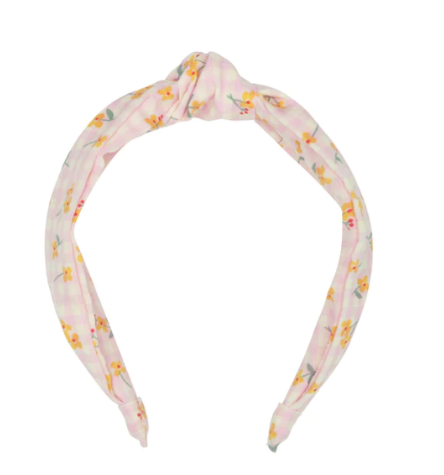 Rockahula Buttercup Gingham Knotted Headband