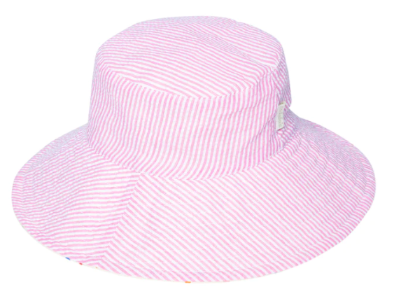 Roackahula Rainbow Hearts Reversible Sun Hat