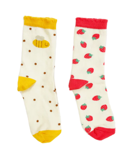 Rockahula Strawberry Bee 2 Pack Socks