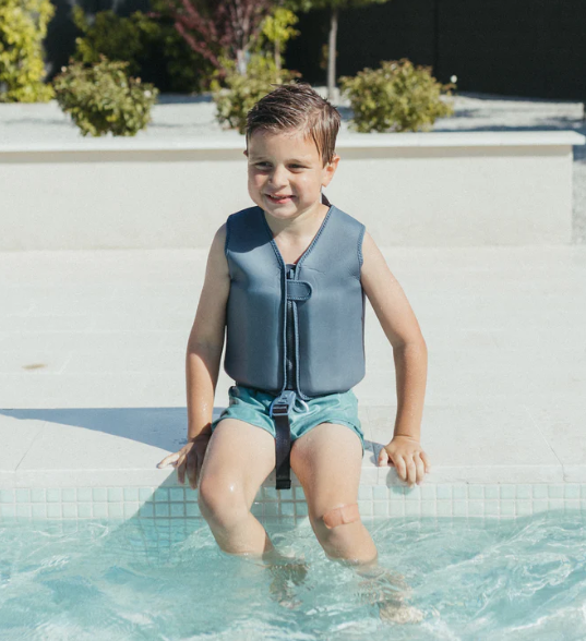 Current Tyed Swim Vests / Float Vest Stone Blue