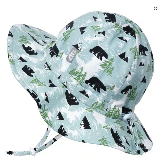 JAN&JUL Kids Cotton Floppy Hats | Bear