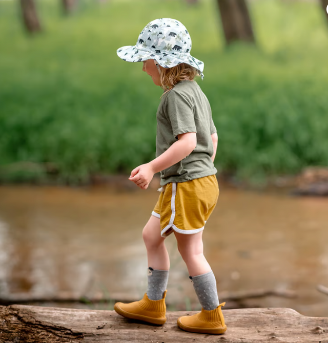 JAN&JUL Kids Cotton Floppy Hats | Bear