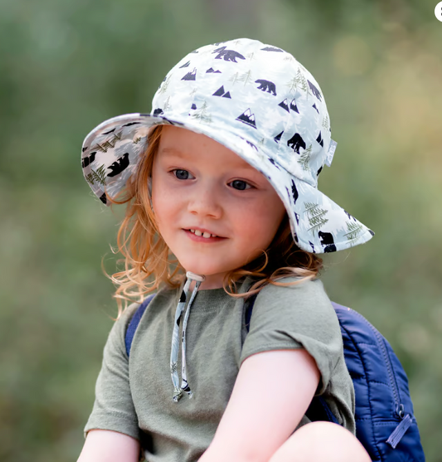 JAN&JUL Kids Cotton Floppy Hats | Bear