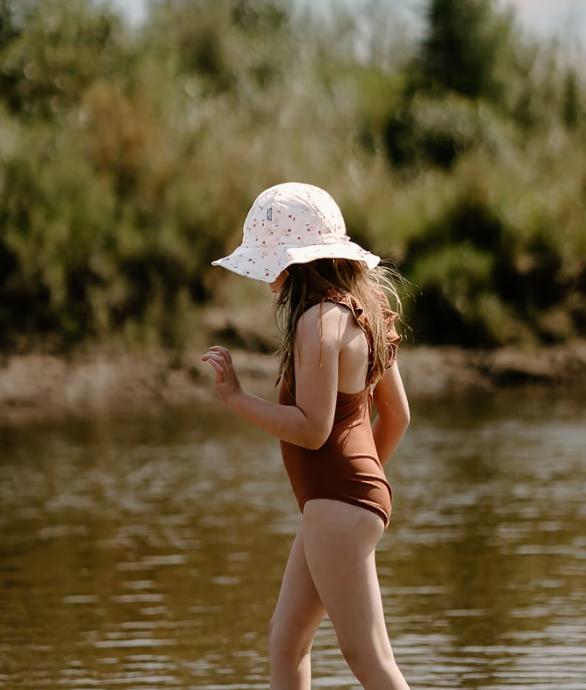 JAN&JUL Kids Cotton Floppy Hats | Cherries