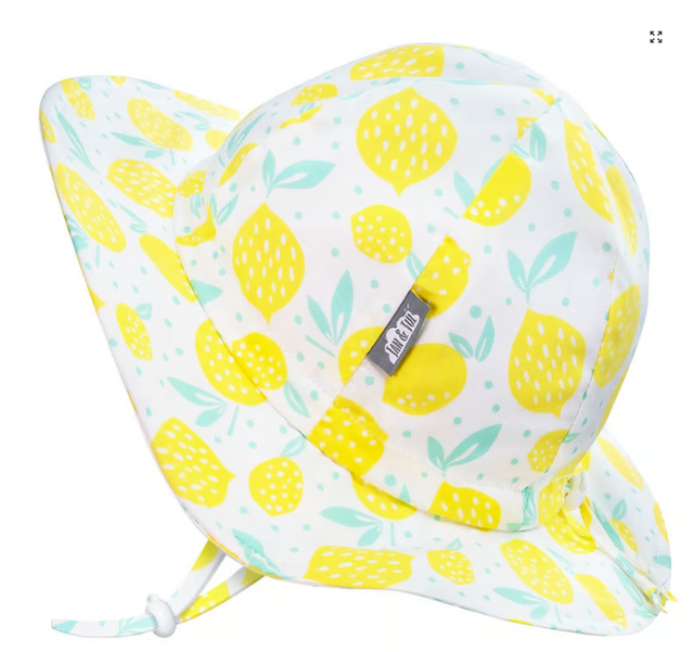 JAN&JUL Kids Cotton Floppy Hats | Lemon Fresh