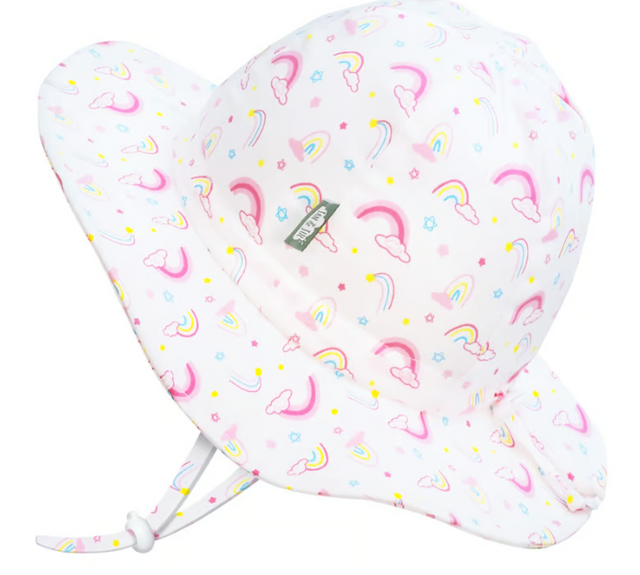 JAN&JUL Kids Cotton Floppy Hats | Rainbow