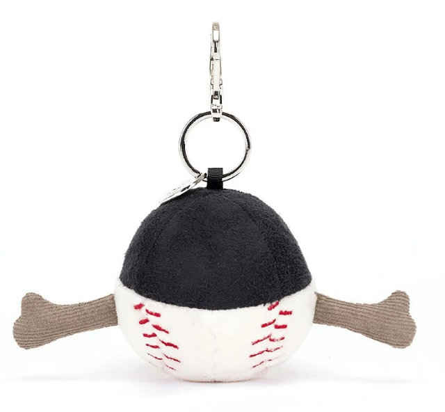 Jellycat Amuseable Sports Baseball Bag Charm