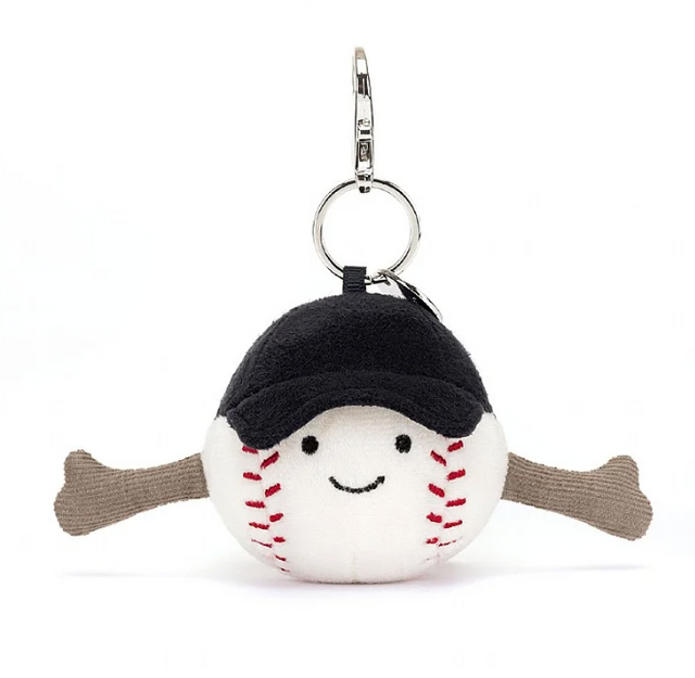 Jellycat Amuseable Sports Baseball Bag Charm