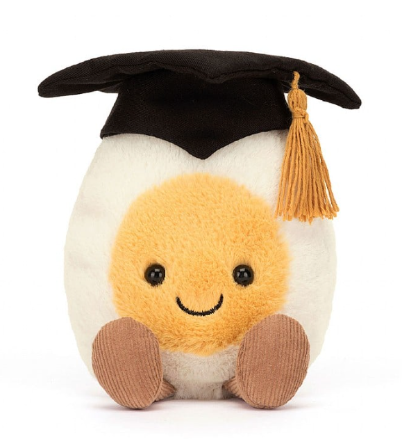 Jellycat Amuseable Boiled Egg Graduation – Mini Dreamers Canada