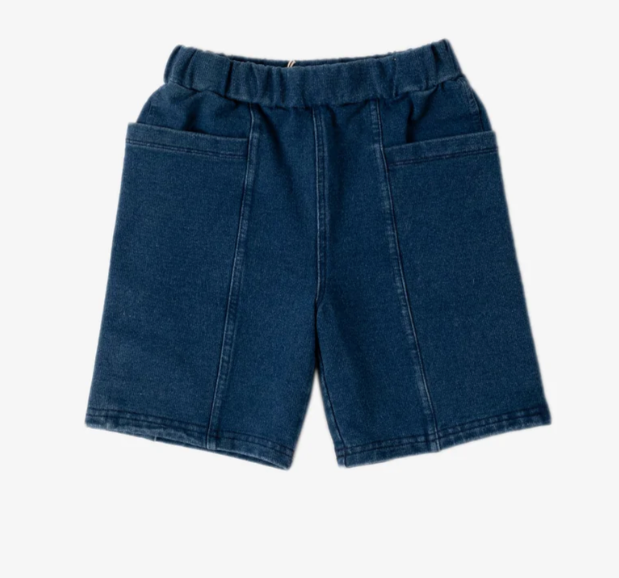 Blara Organic Street Panel Denim Shorts