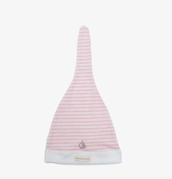 Blara Organic Sail Boat Gift Set - Size 1-3 - Pink Stripe