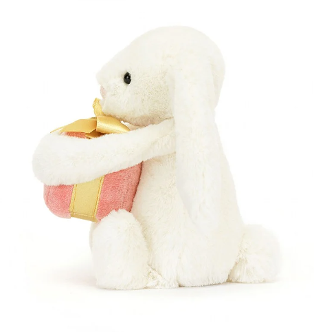 Jellycat Bashful Bunny With Present