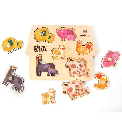 Mideer sound puzzle farm animal