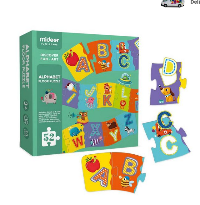 Mideer Alphabet Floor Puzzle 52pcs MD