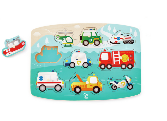 Hape Emergency Peg Puzzle