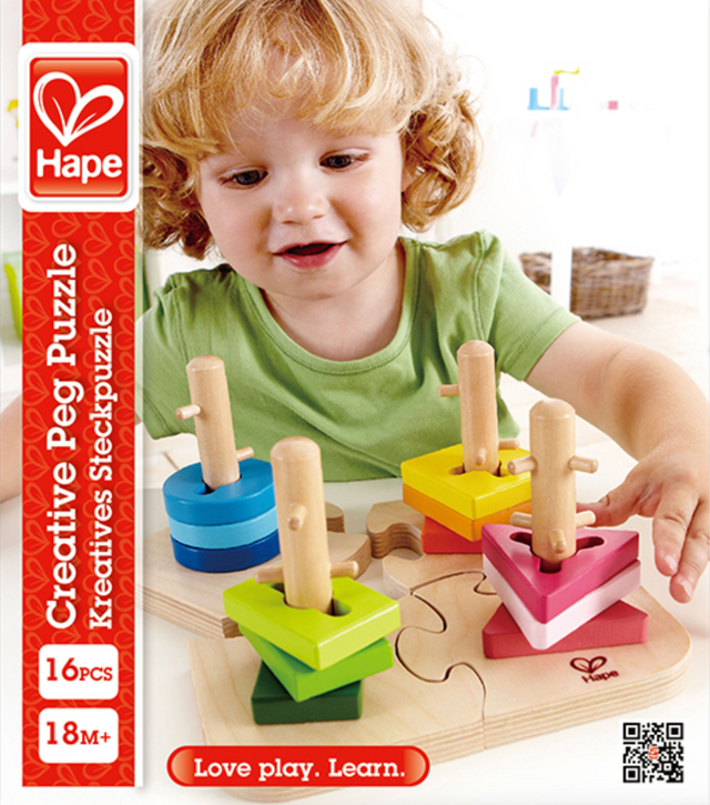 CREATIVE PEG PUZZLE – HAPE