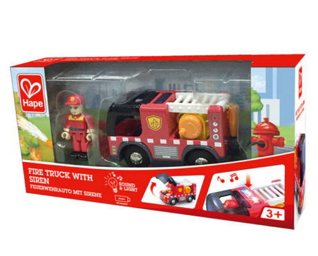 FIRE TRUCK W/SIREN – HAPE