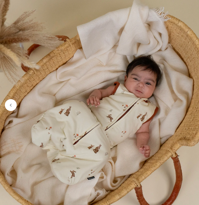 Belan.J 1.0 TOG Swaddle Sack - Bunnies 0-3M