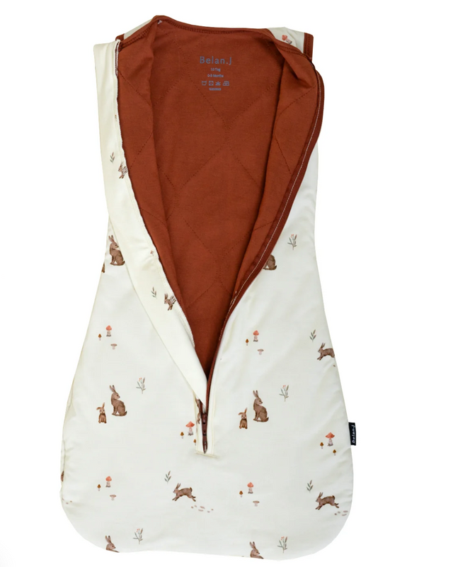 Belan.J 1.0 TOG Swaddle Sack - Bunnies 0-3M