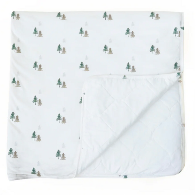 Belan.J 1.0 TOG Child Blanket - Pine Trees/White