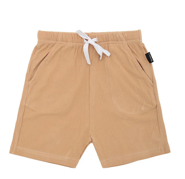 Belan.J Ribbed Bamboo Everyday Shorts - Amber