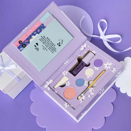 No Nasites Nancy Purple Natural Pressed Powder Kids Makeup Palette Kit