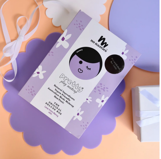 No Nasites Nancy Purple Natural Pressed Powder Kids Makeup Palette Kit