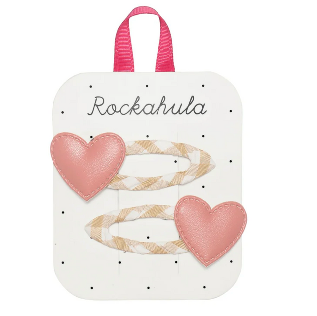 Rockahula® Gingham Heart Clips