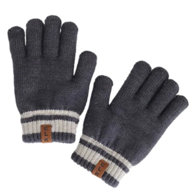 Calikids Knit Winter Gloves - Graphite