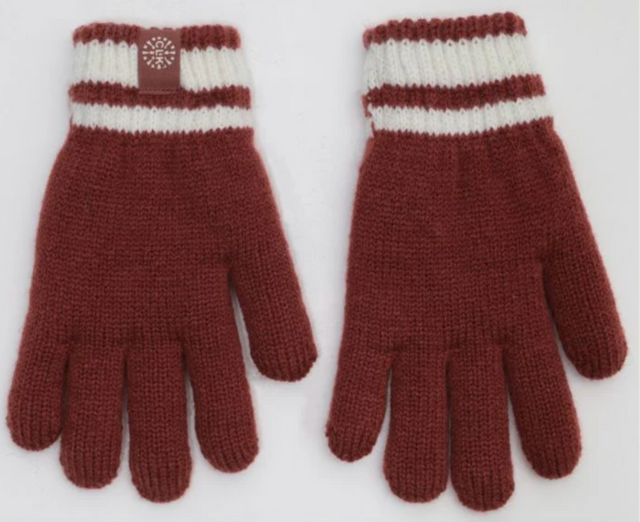 Calikids Knit Winter Gloves - Brick