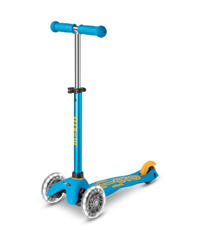 Micro Mini LED Scooter - Ocean Blue