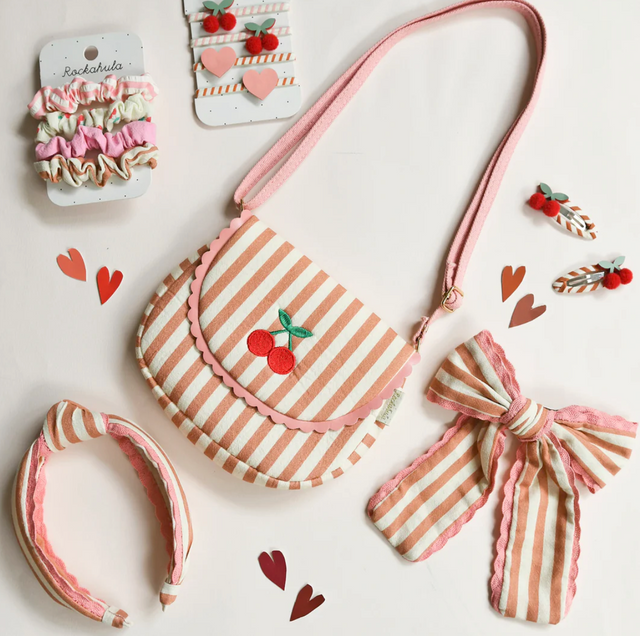 Rockahula Stripy Cherry Scallop Bag