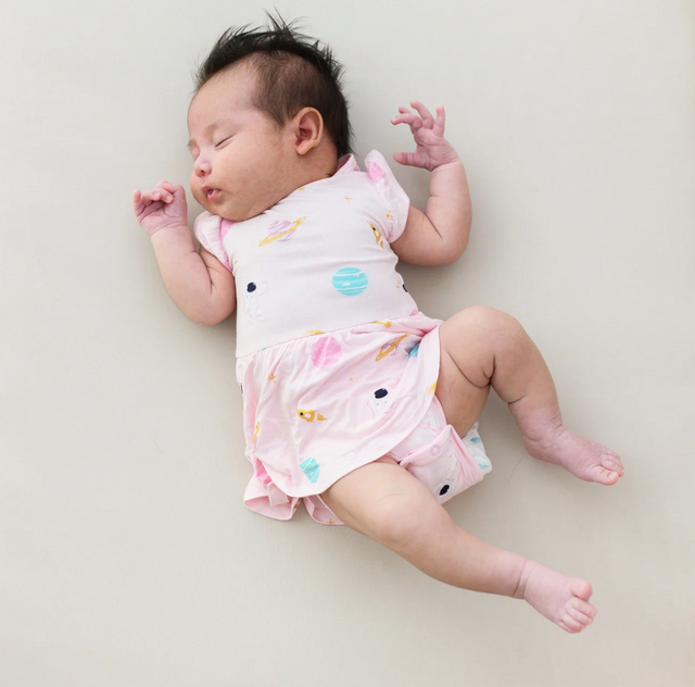 kyte baby twirl bodysuit dress - Sakura Space