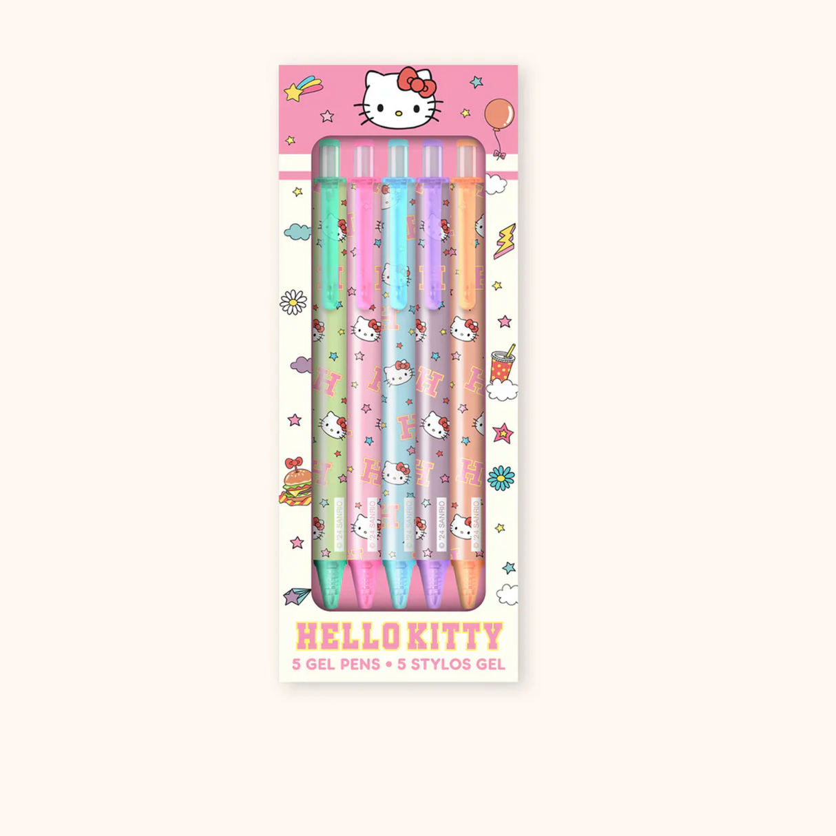 Hello Kitty College Letters Gel Pens