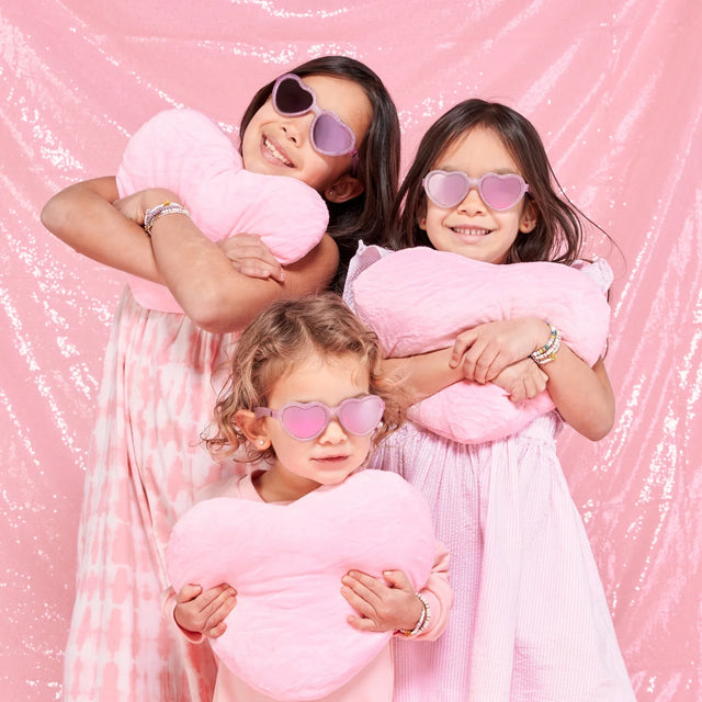 Babiators - Non-Polarized Mirrored Heart Sunglasses | Sparkle Squad