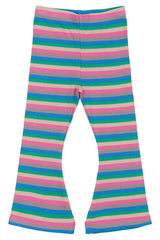 Polly Flared Rib Pants - MULTI